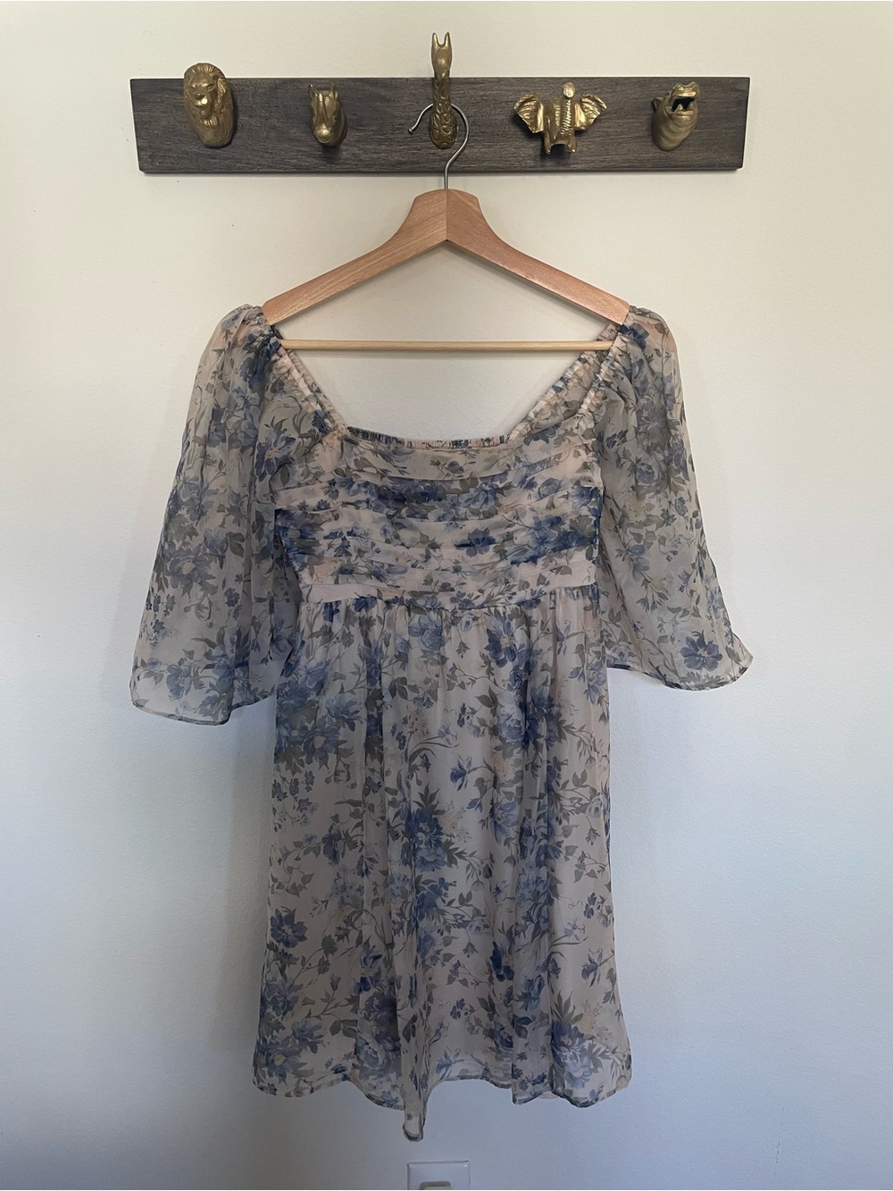 Abercrombie Emerson Angel Sleeve Mini Dress